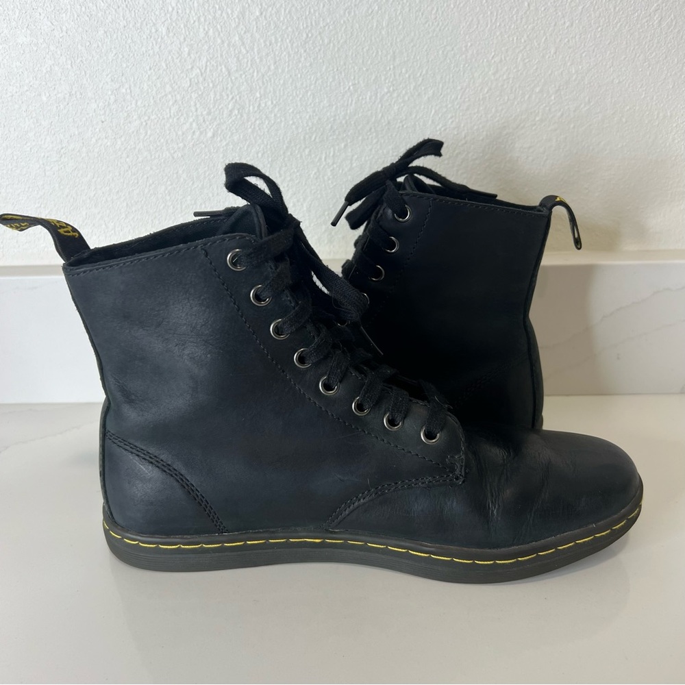 Dr. Martens Black Leather Boots - Picture 10 of 14